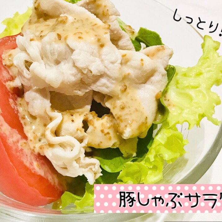 しっとり♡豚肉の冷しゃぶサラダ